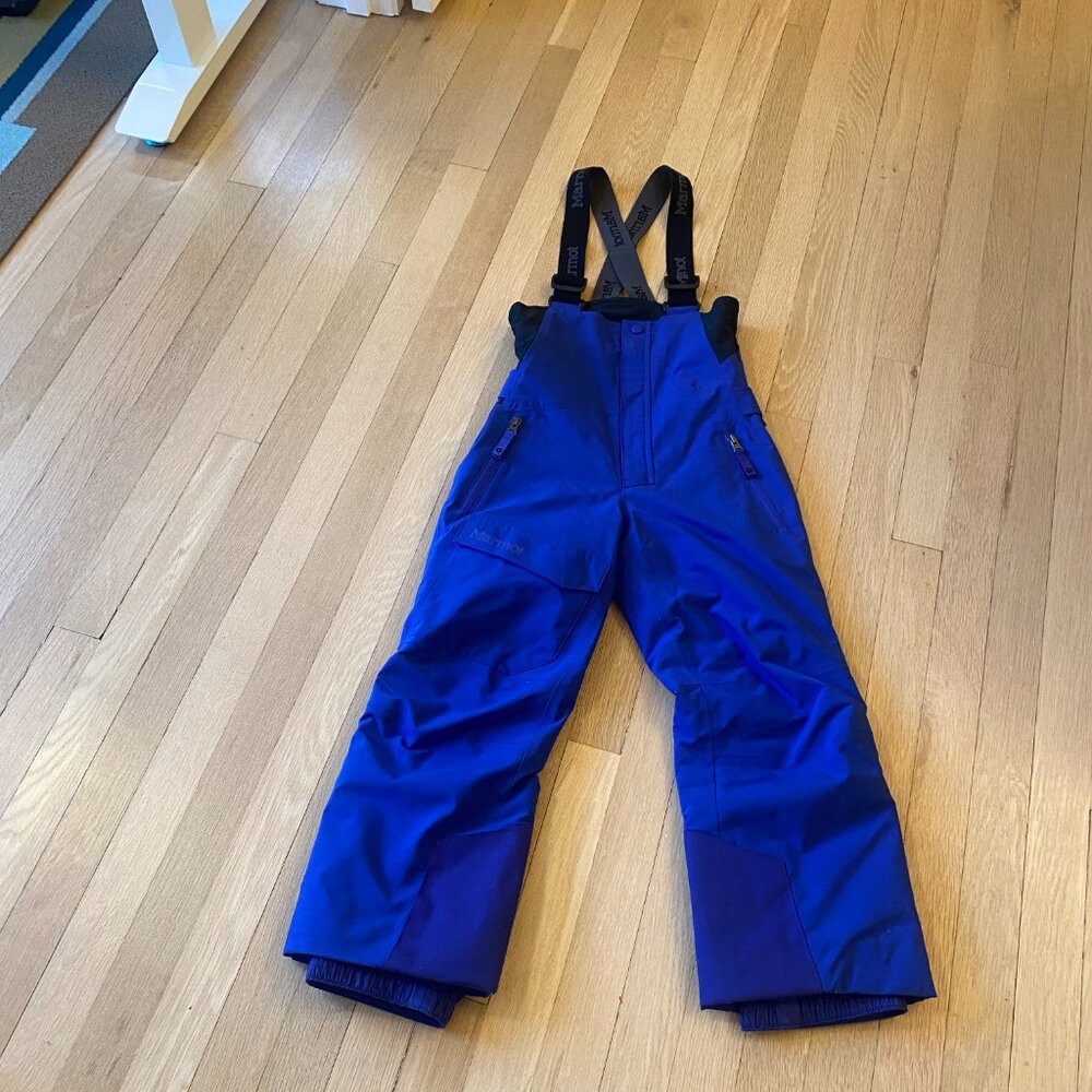 MARMOT Kids Snow Pants/Ski Bibs Size Small